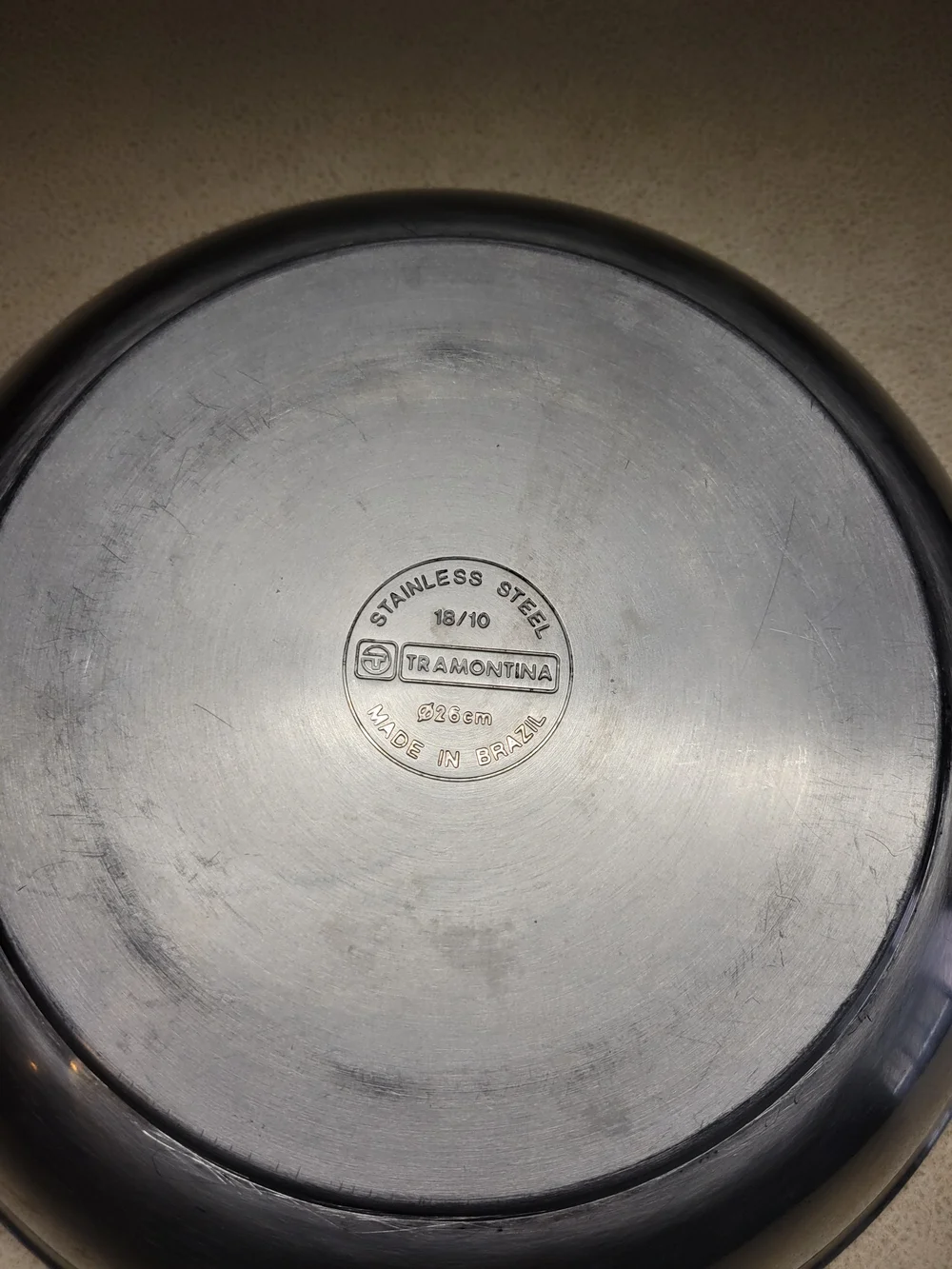 Tramontina 18/10 Stainless Steel 26cm (10”) Frying Pan / Skillet W/Lid